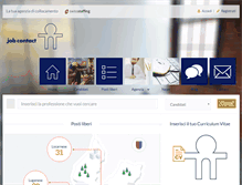 Tablet Screenshot of job-contact.ch